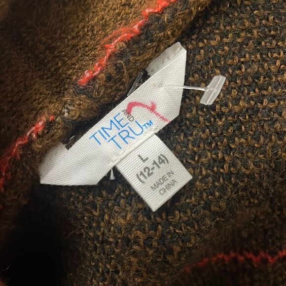 Time tru oversized brown cardigan - Picture 6 of 10